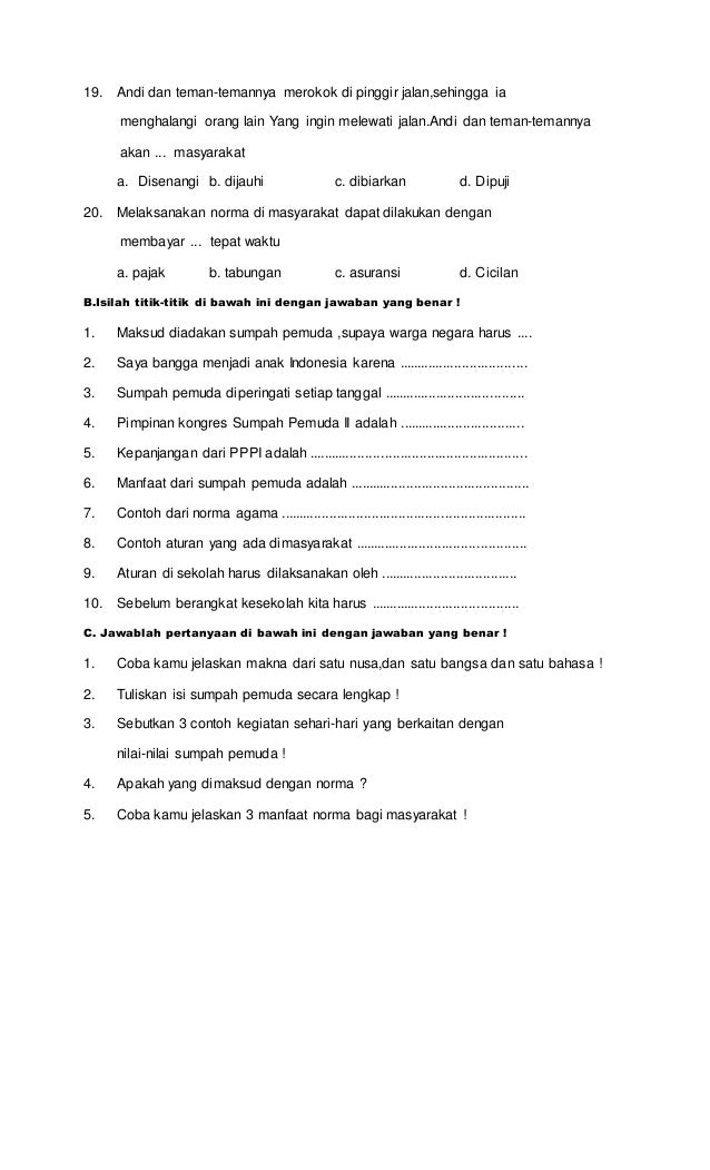 10 Contoh Soal PKN Kelas 3 Semester 1 Terbaru 2026 yang Sering Keluar Saat Ujian Sekolah