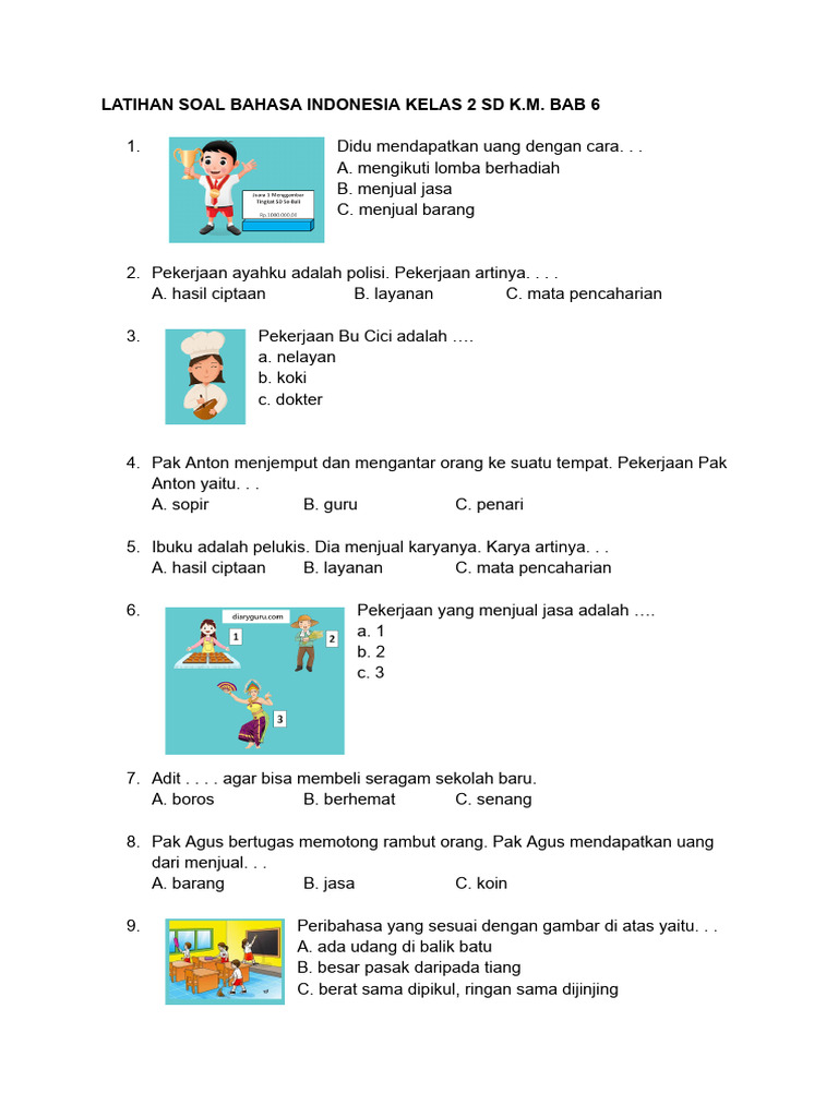 3 Kunci Jawaban Soal Bahasa Indonesia Kelas 2 Bab 1 yang Paling Dicari di 2026