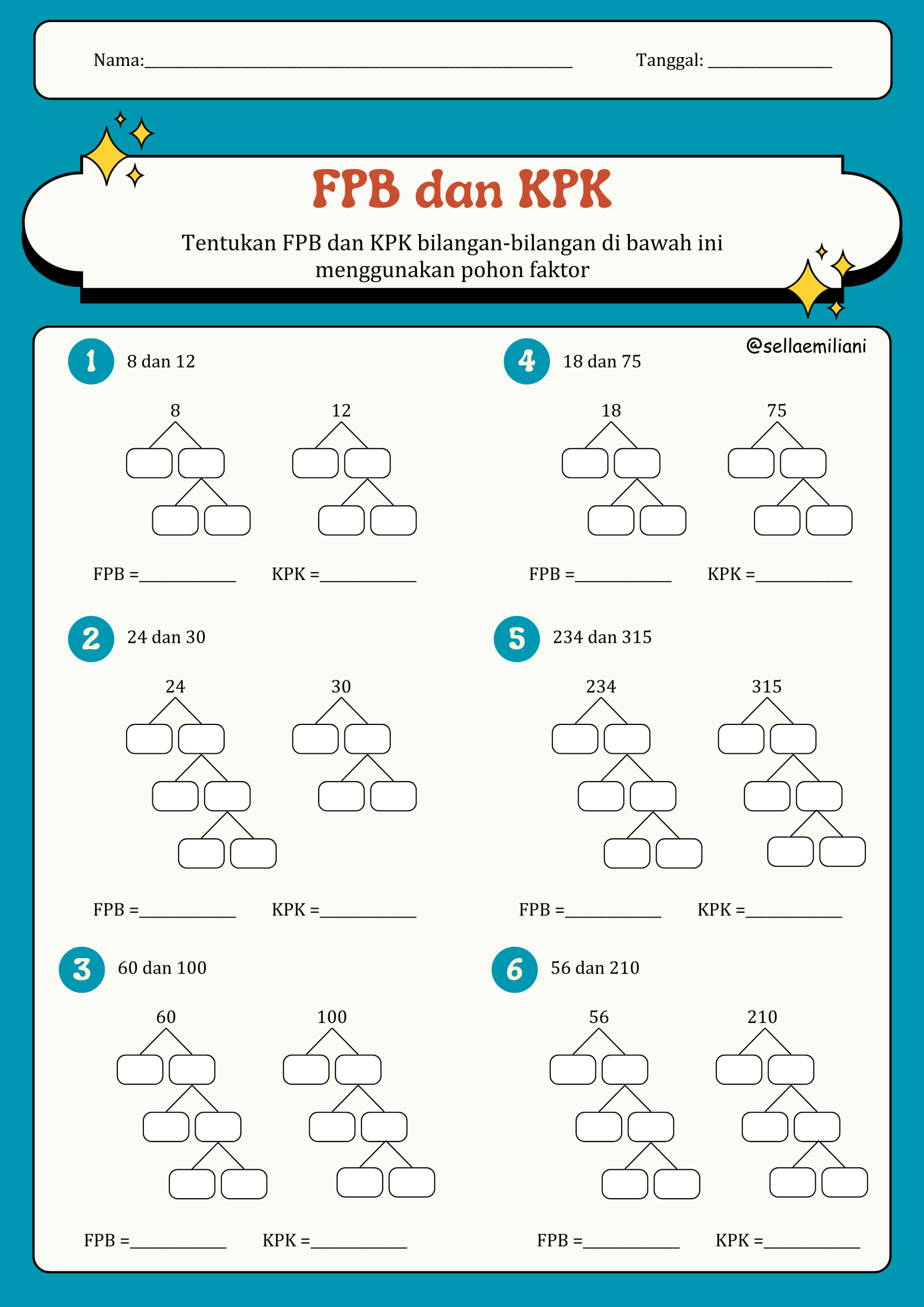 5 Rahasia Cara Penyelesaian Soal Matematika Kelas 4 KPK dan FPB yang Jarang Diketahui