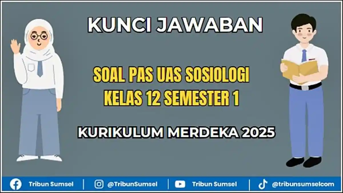 20 Soal PAS UAS Sosiologi Kelas 12 Semester 1 Kurikulum Merdeka 2025
