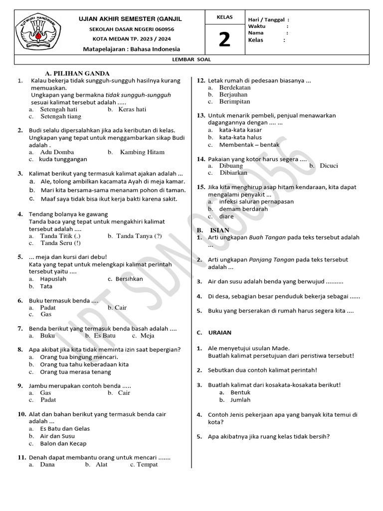 5 Rahasia Menguasai Soal PTS Kelas 3 Semester 2 Tema 6 Agar Nilai Ujian Melonjak Drastis