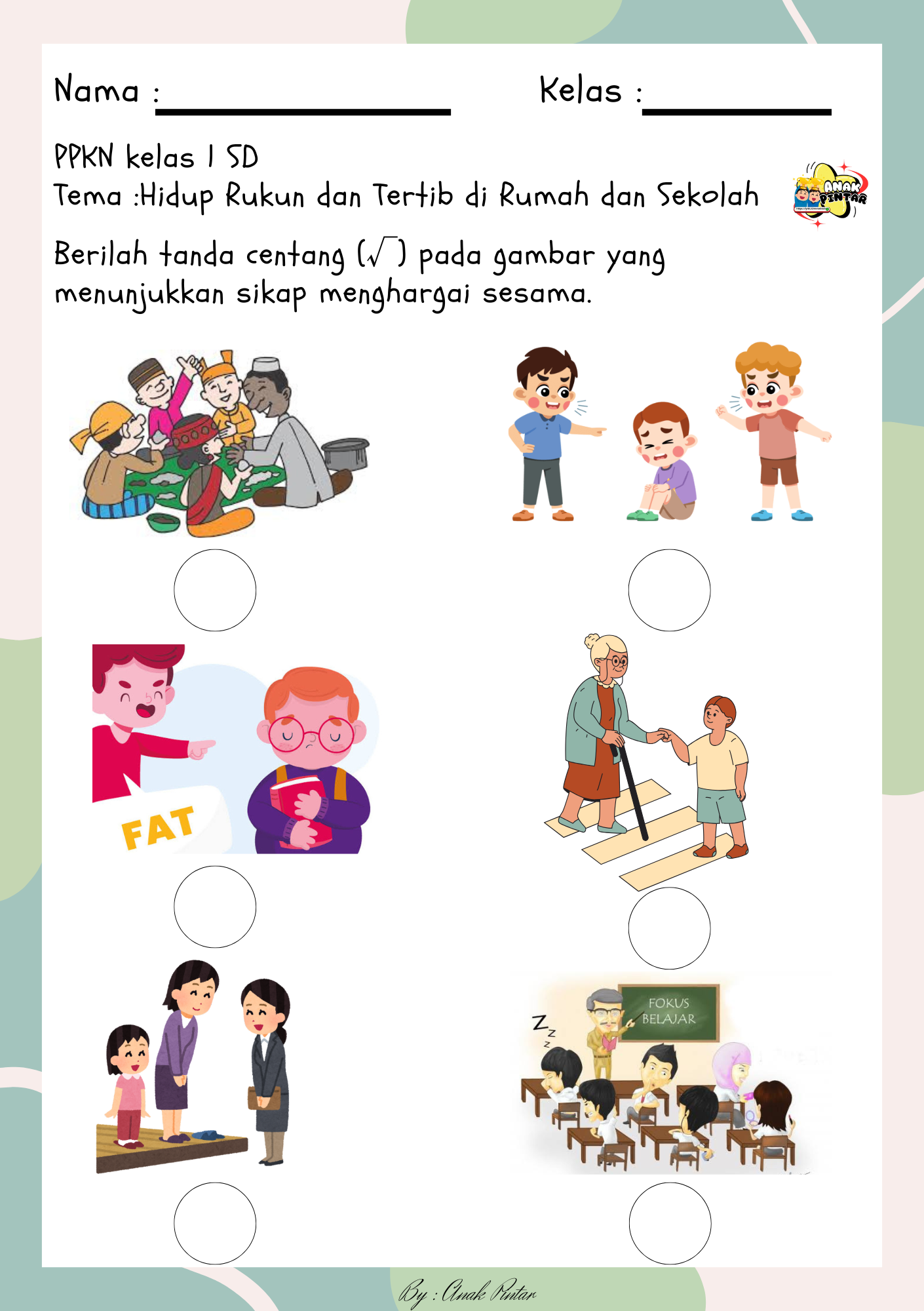 7 Contoh Soal HOTS PKN Kelas 1 SD Kurikulum Merdeka, Belajar Semakin Seru!