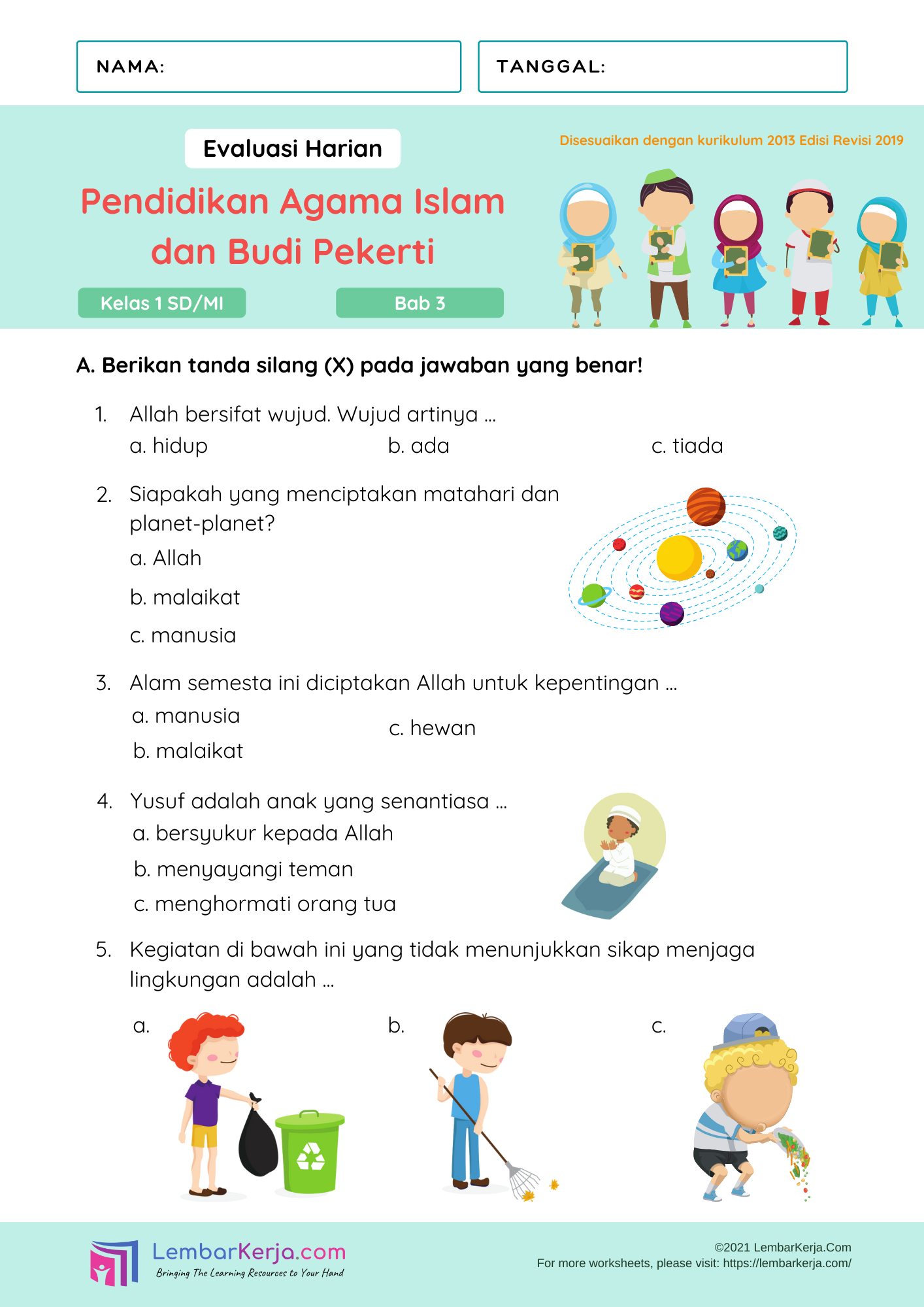 Menguasai PAI Kelas 7 Semester 2 Al Azhar Kumpulan Contoh Soal dan