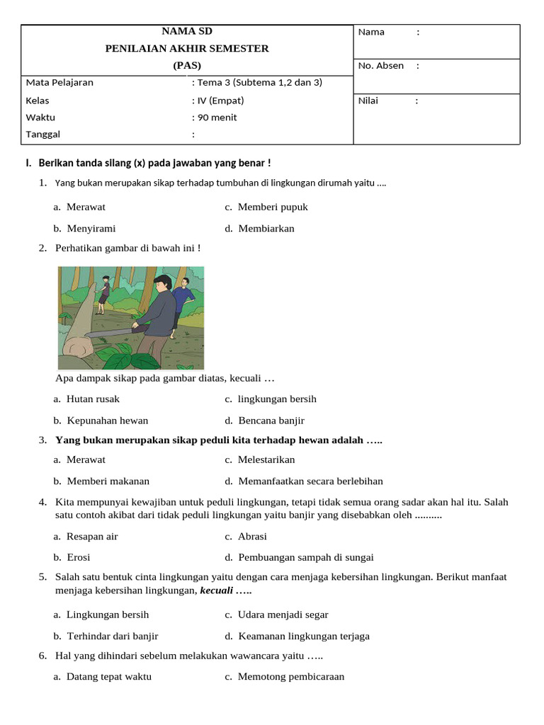 Rahasia Skor Sempurna Kerjakan soal tema 3 sub 3 kelas 4 revisi 2018 Ini Wajib Tahu