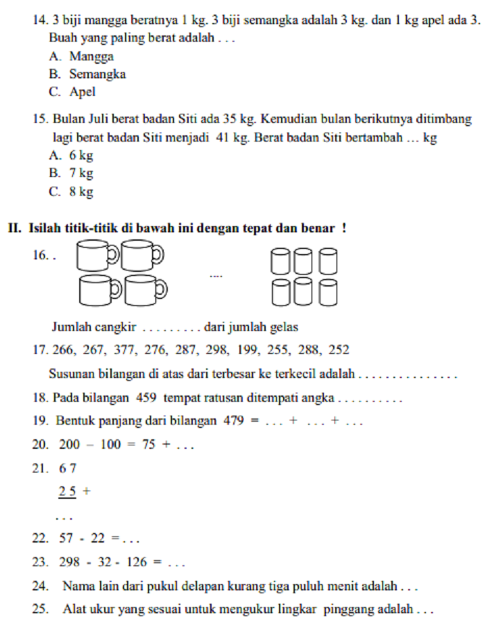 Rahasia Skor Tinggi Lewat Bocoran Soal Tematik Tema 3 Kelas 5 Subtema 1 Terbaru Rahasia Skor Tinggi Lewat Bocoran Soal Tematik Tema 3 Kelas 5 Subtema 1 Terbaru