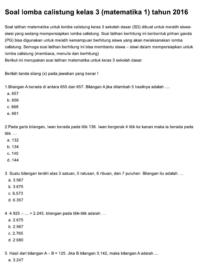 Terbukti 5 Cara Cepat Dapatkan donwlod gratis soal calistung kelas 3 sd surabaya Terlambat! Terbukti 5 Cara Cepat Dapatkan donwlod gratis soal calistung kelas 3 sd surabaya Terlambat!