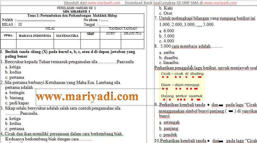 Terbukti 5 Cara Dapatkan Donload Soal Ulangan Semester 2 Kelas 3 Kurikulum 2013 Libur Terbukti 5 Cara Dapatkan Donload Soal Ulangan Semester 2 Kelas 3 Kurikulum 2013 Libur