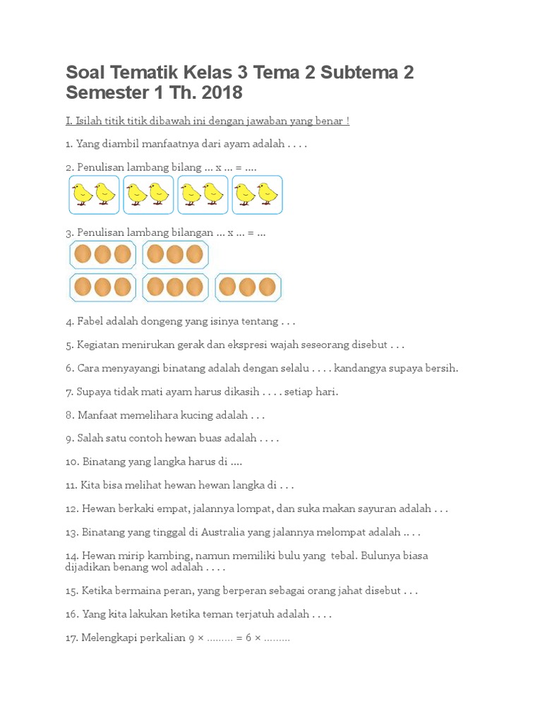 Terbukti! 5 Langkah donload soal tematik kelas 3 tema 2 Agar Nilai Meningkat Sekarang