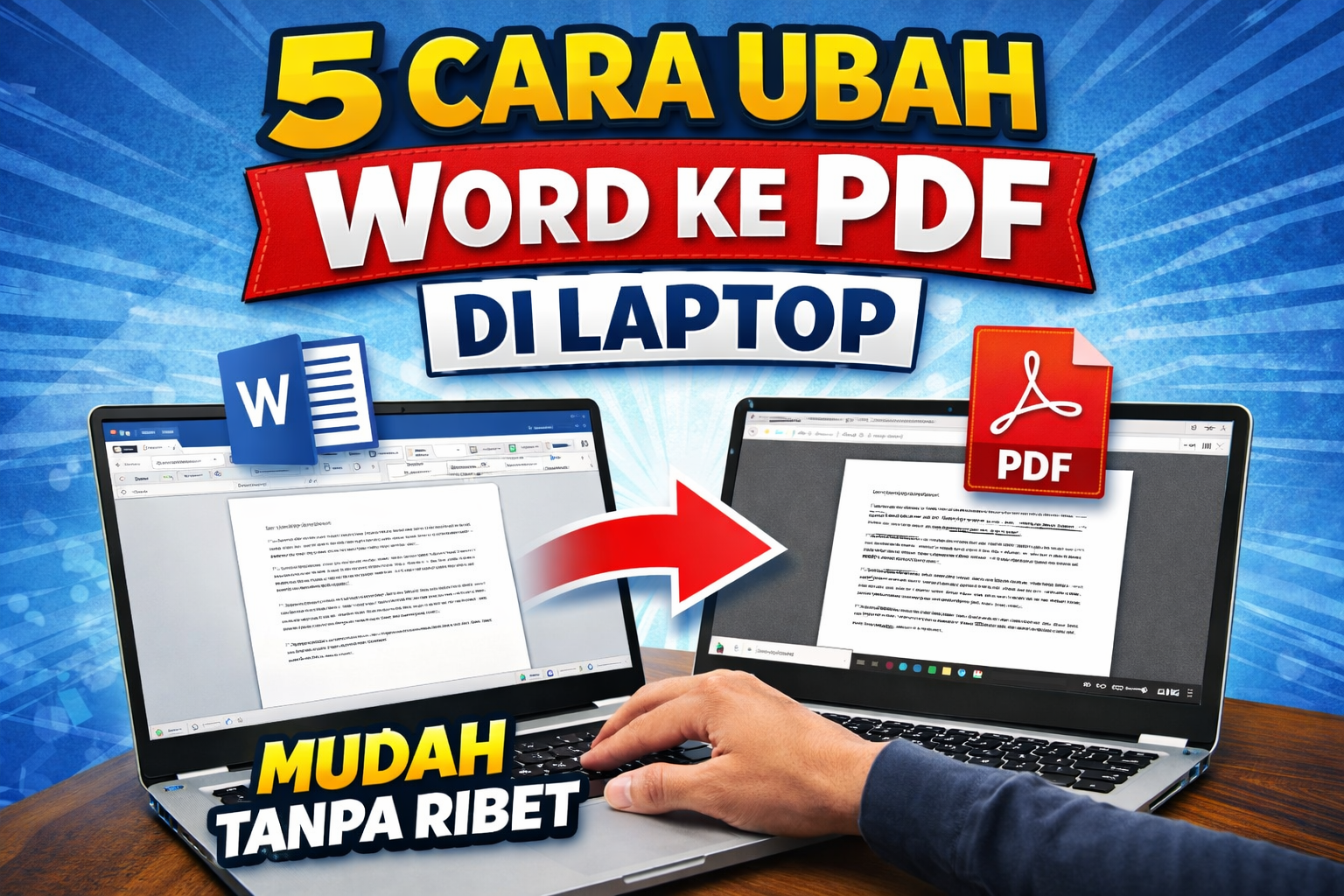 Terbukti 7 Cara Praktis ubah word ke pdf di laptop Sebelum Deadline 2026