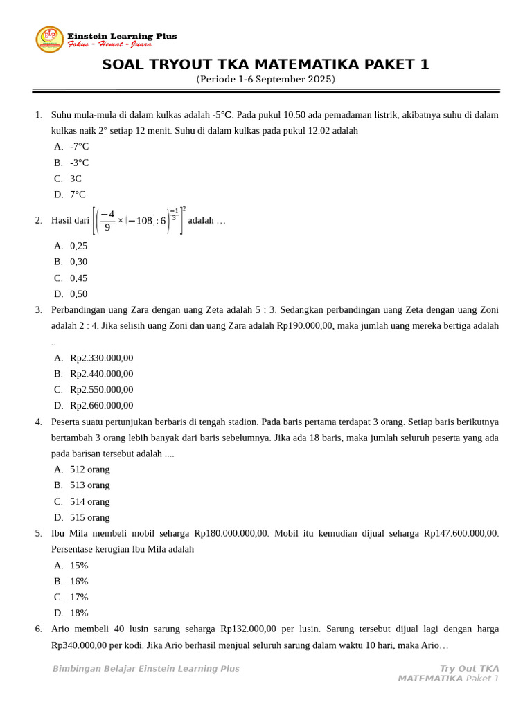 Ternyata Ini Kunci Jitu Taklukkan Contoh Soal dan Pembahasan Matematika SMP Kelas 9 Semester 2 dengan 5 Trik Cepat