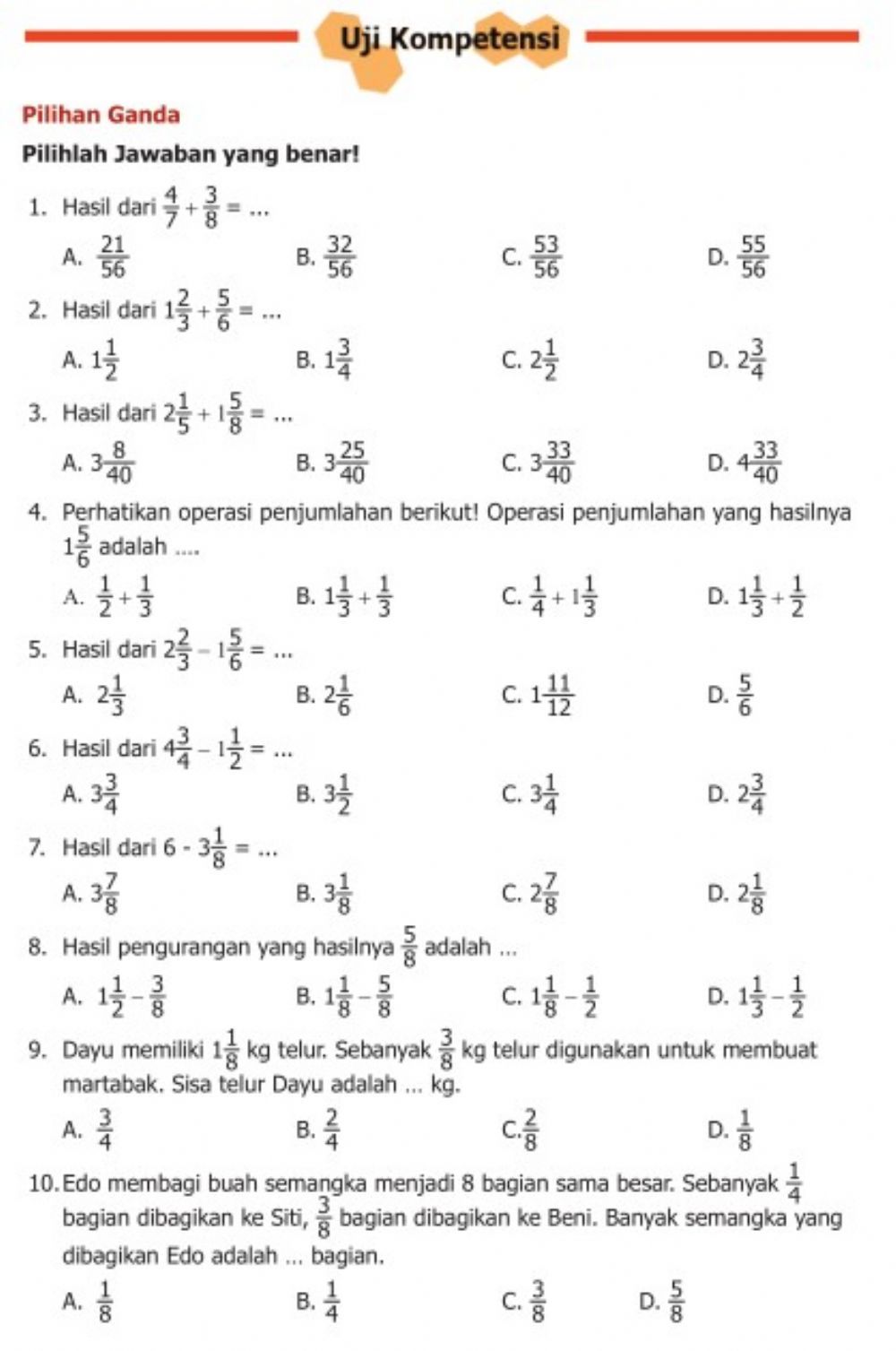Interactive Worksheet for Adding and Subtracting Fractions Yazma Interactive Worksheet for Adding and Subtracting Fractions Yazma